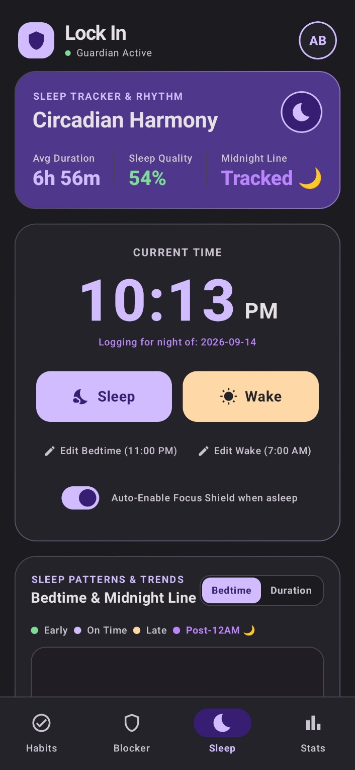 Sleep Tracker — Circadian Harmony